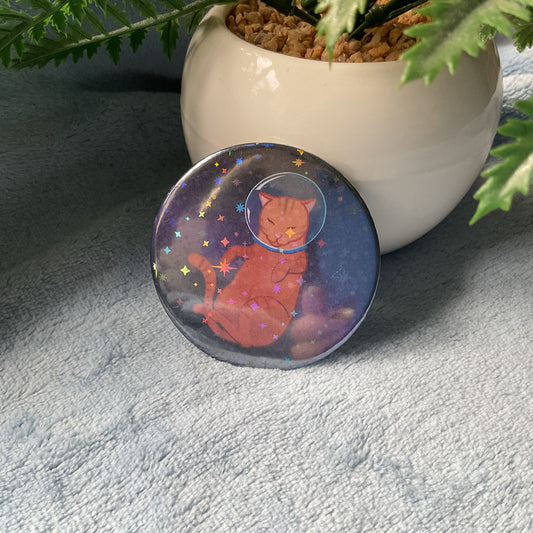 Space Cat pin